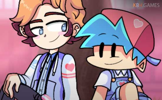FNF BF and Senpai Date Time (Cherry Blossom Date)