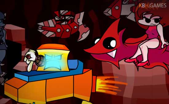 Friday Night Dashing (FNF vs Geometry Dash)