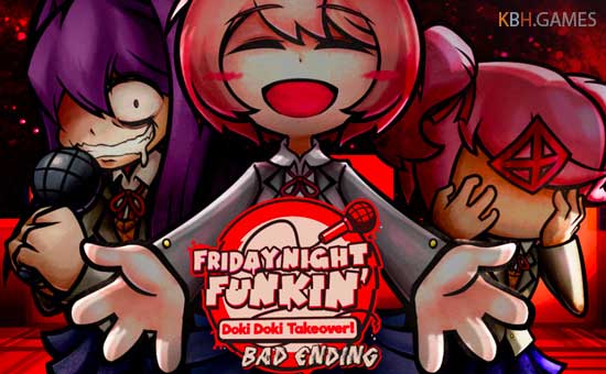 FNF Bad Ending (Doki Doki Takeover)