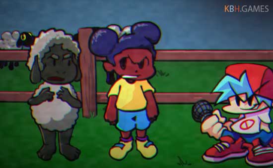 FNF vs Amanda The Adventurer & Wooly (Rotin)